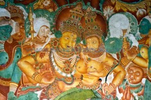 Ramayana-murals-inside-mattancherry
