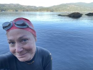 open-water swimming